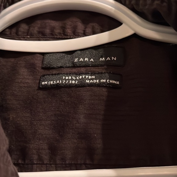 Zara Mens, Collared Button Shirt - Picture 2 of 6